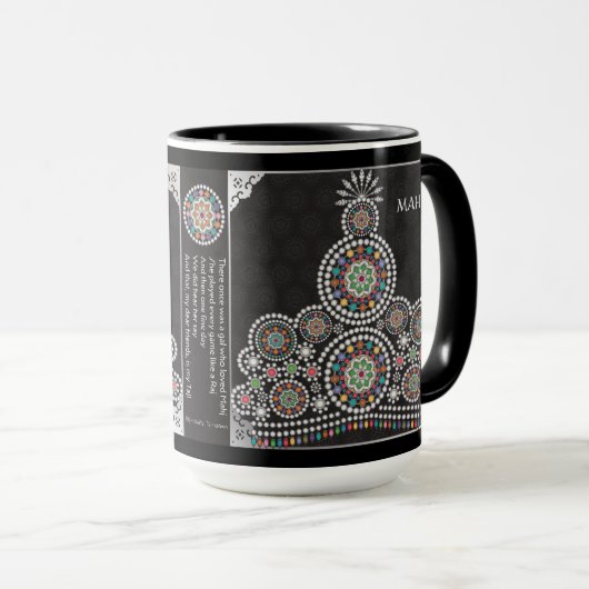 Mah Jongg Limerick Taj Mug (Devant droit)
