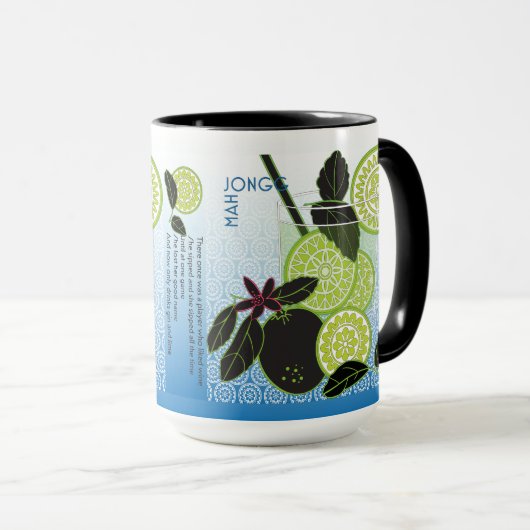 MAH Jongg Limerick Vin Mug (Devant droit)