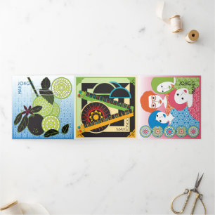 Mah Jongg Limericks 2 Drievoudige Kaart