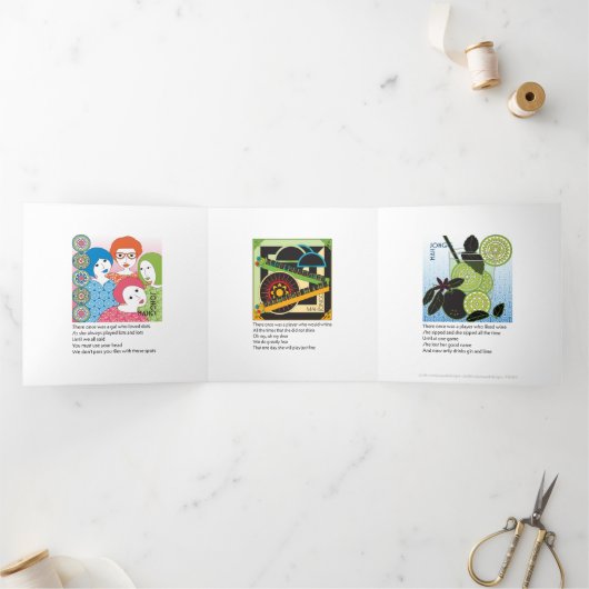 Mah Jongg Limericks 2 Triple Carte (Intérieur)