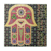 Mah Jongg Lucky Tile Tegeltje (Voorkant)