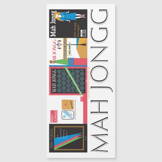 Mah Jongg Magazines Magnines Carte à puce (Devant)