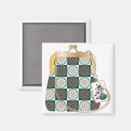 Mah Jongg Magnet de porte (Recto/Verso)