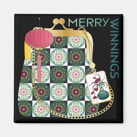 Mah Jongg Magnet de vacances de bourse (Devant)