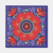 Mah Jongg Magnet Rose (Devant)