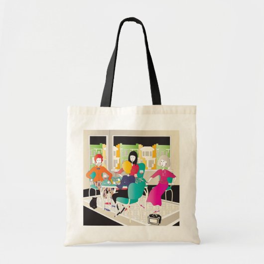 Mah Jongg Mahj Night2 Tote Bag (Voorkant)
