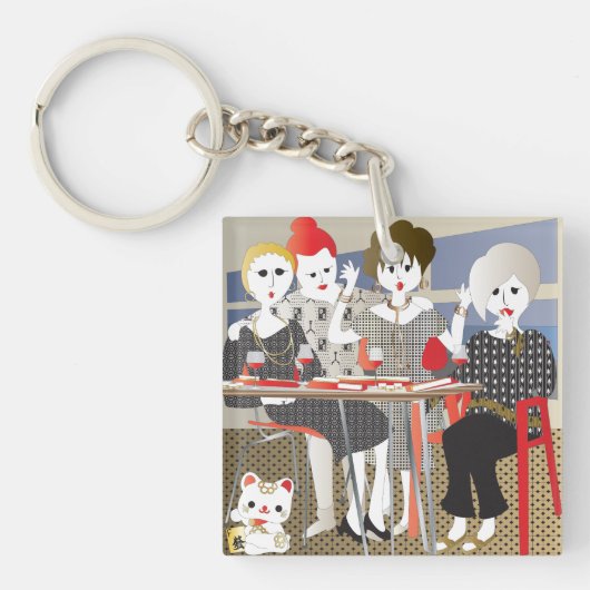 Mah Jongg MAHJ! Sleutelhanger (voorkant)