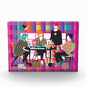 Mah Jongg Memphis Style Bloc photo