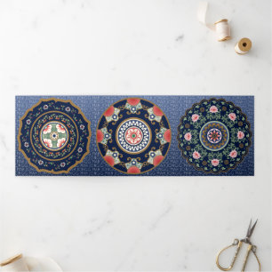 Mah Jongg Motifs triple carte