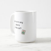 Mah Jongg Mug café, Mah Jongg cadeau (Devant gauche)