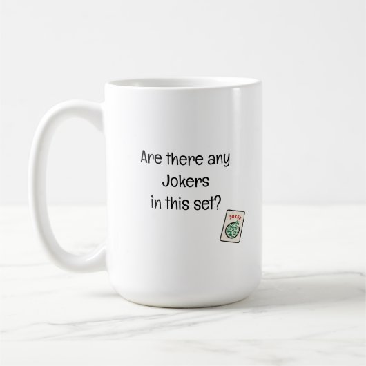 Mah Jongg Mug café, Mah Jongg cadeau (Gauche)