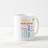 Mah Jongg Mug coloré (Devant droit)