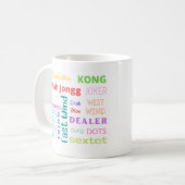 Mah Jongg Mug coloré (Devant gauche)