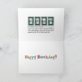 Mah Jongg NEWS Carte d'anniversaire (Intérieur)