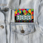 Mah Jongg NIEUWS Verjaardag Button (Insitu)