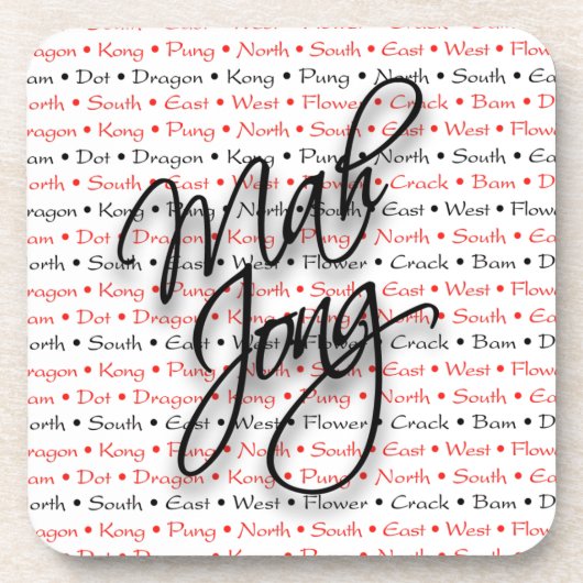 Mah Jongg Onderzetter Set (Voorkant)