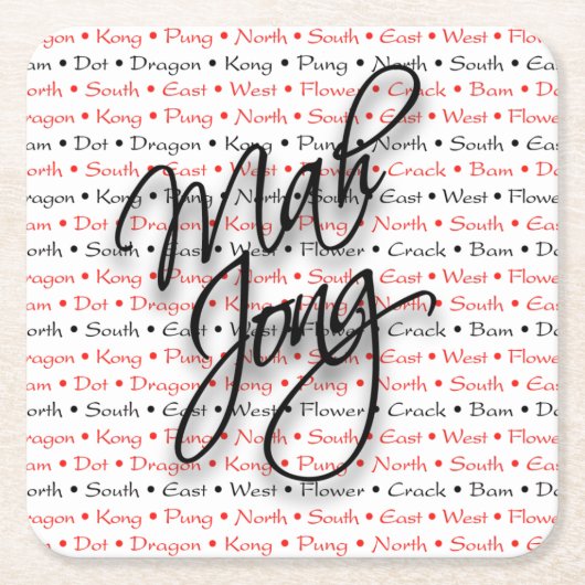 Mah Jongg Onderzetters (Voorkant)