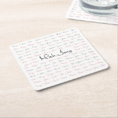 Mah Jongg Onderzetters (Schuin)