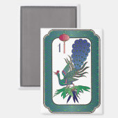 Mah Jongg One Bam Magnet (Recto/Verso)