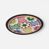 Mah Jongg One Circle Papieren Bordje (Gekanteld)