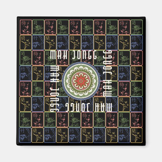 Mah Jongg One Dot Magnet Magneet (Voorkant)