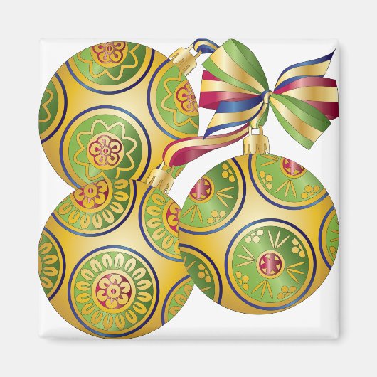 Mah Jongg Ornaments Magnet Magneet (Voorkant)