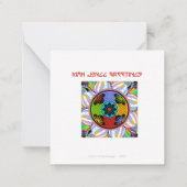 Mah Jongg Ornaments Small Card Notitiekaartje (Achterkant)