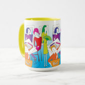 Mah Jongg Oui Mug (Devant gauche)