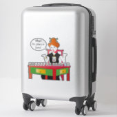 Mah Jongg Paires Vinyl Sticker (Sur valise)