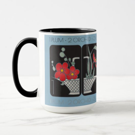 Mah Jongg Panier Mug (Gauche)