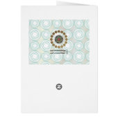 Mah Jongg Points Starburst Carte Anniversaire (Dos)