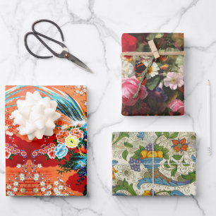 Mah Jongg, Positano en Fleuresse Inpakpapier Vel