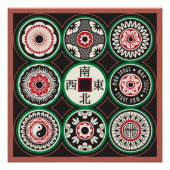 Mah Jongg Poster d'une pièce de monnaie (Devant)