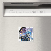 Mah Jongg Purge Magnet bleu (In Situ (Lave-vaisselle))
