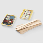 Mah Jongg Red Cabinet Fan Handwaaier (Niet-gemonteerd)