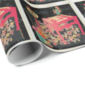 Mah Jongg Red Table Cadeaupapier (Rol Hoek)