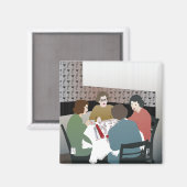 Mah Jongg Retro Magnet (Recto/Verso)