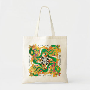 Mah Jongg Sac Dragon Vert