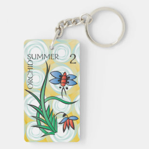 Mah Jongg Seizoenen Lente/Zomer Sleutelhanger