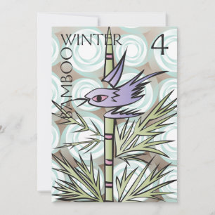 Mah Jongg Seizoenen Winter Platte Kaart