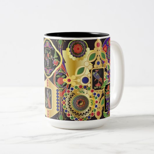 Mah Jongg Sieraden Mok (Voorkant rechts)