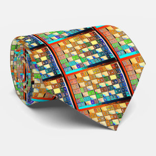 Mah Jongg Small Tegels Necktie Stropdas
