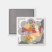 Mah Jongg Snacks Magnet (Recto/Verso)