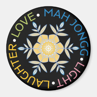 Mah Jongg Snowflakes Magnet