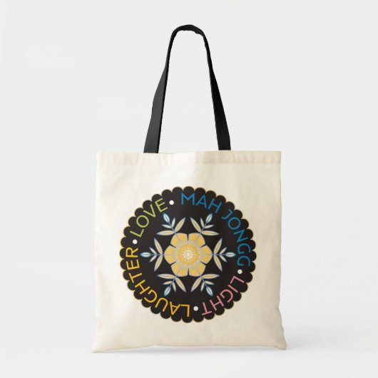 Mah Jongg Snowflakes-Tas Tote Bag (Voorkant)
