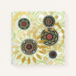 Mah Jongg Starburst Stippen Notitieboek