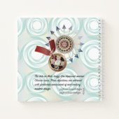 Mah Jongg Starburst Stippen Notitieboek (Achterkant)