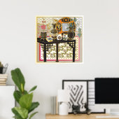 Mah Jongg Table Poster (Thuiskantoor)