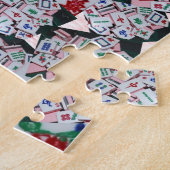 mah jongg tegel puzzel legpuzzel (Zijkant)