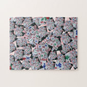 mah jongg tegel puzzel legpuzzel (Horizontaal)